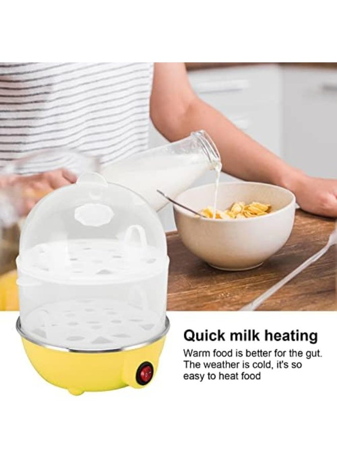Bukela Electric Egg Cooker with Auto Shut Off Anti Dry Burning 2 Layer Large Capacity Steamer Measuring Cup 14 Hard Boiled Poached Eggs Stainless Steel Breakfast Machine Portable - Image 2